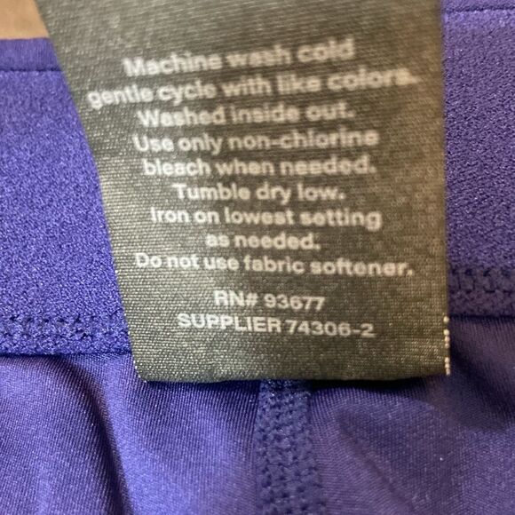 Sport Illustrated Purple Blue Leggings with Pockets Size XL - Picture 10 of 12